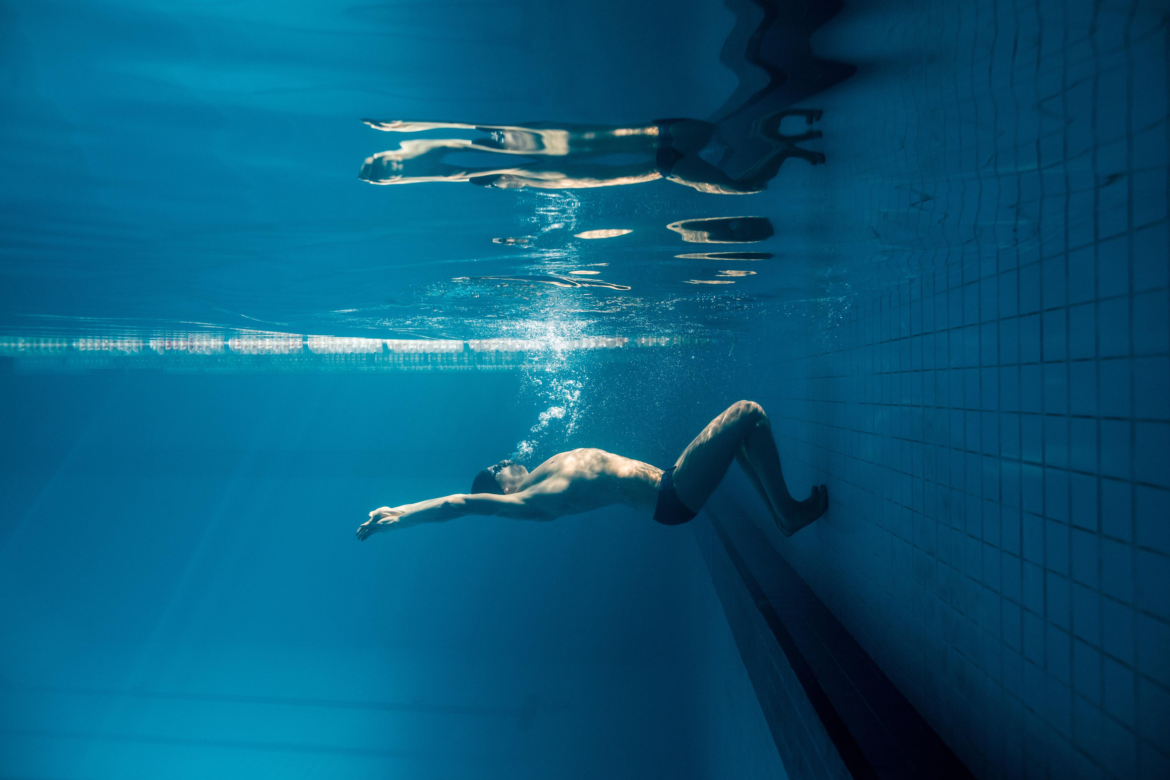 Swimmer underwater