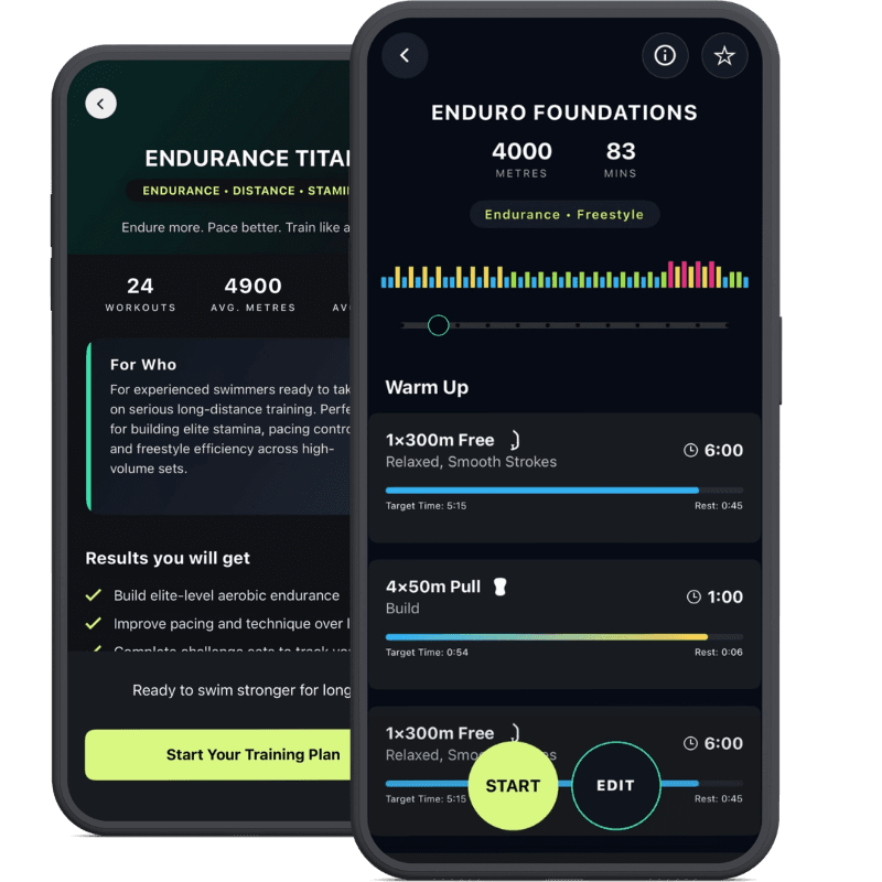 Endurance Titan swimming training plan